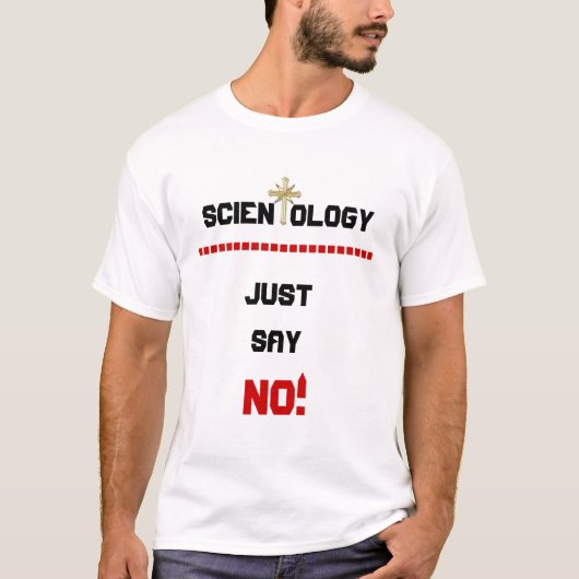 Scientology - sagen Sie einfach NEIN! - Shirt (Vorderseite)