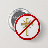 Scientology - sagen Sie nein Button (Vorne & Hinten)