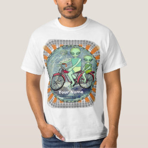 Scifi Alien Fahrrad  T-Shirt
