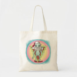Scifi Alien Santa Tote Bag Tragetasche