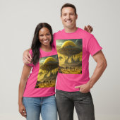 SciFi Alien World View Planet Ufo Tower T-Shirt (Unisex)