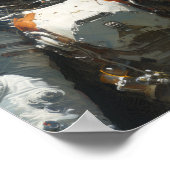 Scifi Art Poster: Arbeiten von John Berkey Poster (Ecke)