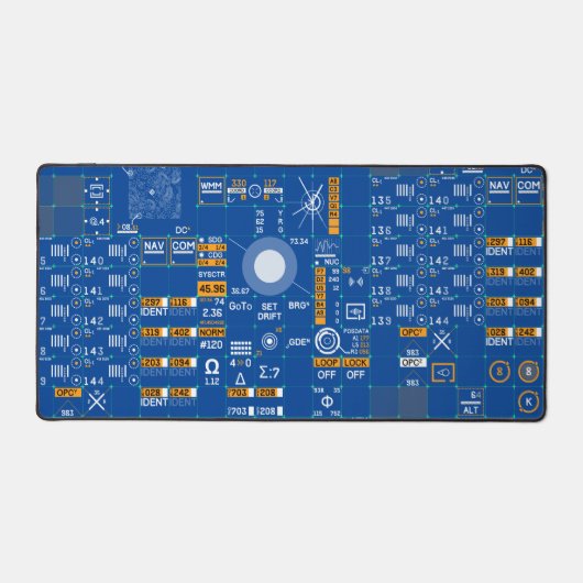 SciFi-Benutzeroberfläche Schreibtischunterlage (Vorderseite)