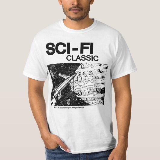 SCIFI Classic T - Shirt der 60er Jahre (Vorderseite)