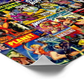 SciFi Comic Collage Poster (Ecke)