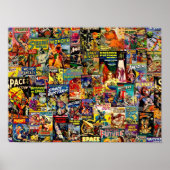 SciFi Comic Collage Poster (Vorne)