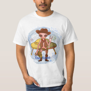 Scifi Cowboy Alien T-Shirt