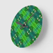 SciFi - Fantasie Alien Weltraum Welten         Runde Wanduhr (Winkel)