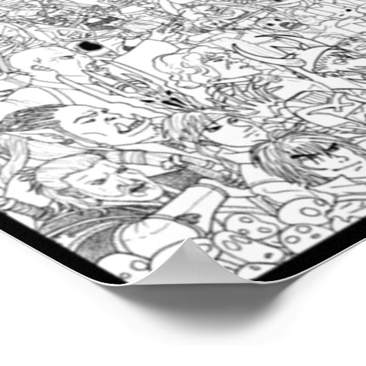 SciFi / Fantasy-Färbung Poster (Ecke)