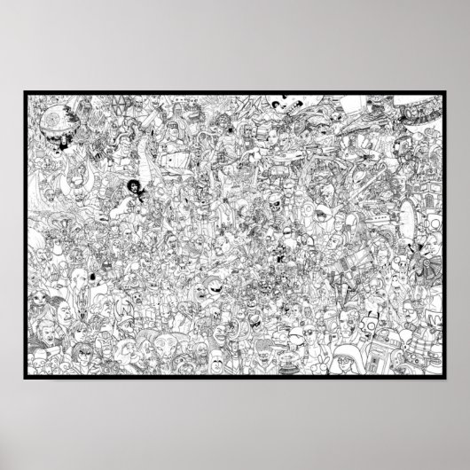 SciFi / Fantasy-Färbung Poster (Vorne)