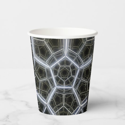 SciFi Multidimensional Paper Cups Pappbecher (Rückseite)