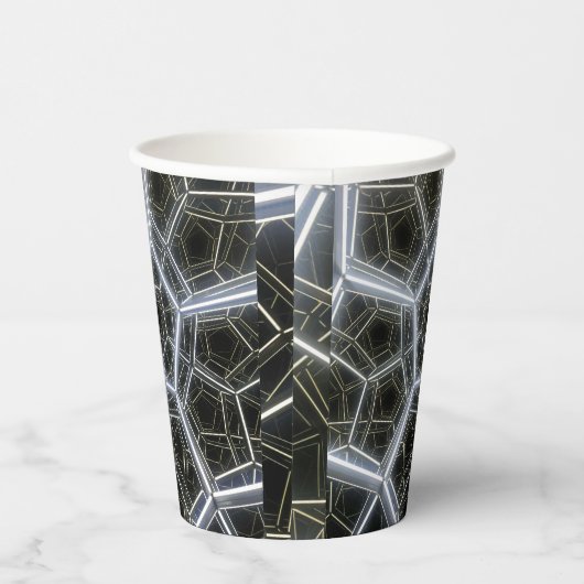 SciFi Multidimensional Paper Cups Pappbecher (Rechts)
