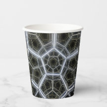 SciFi Multidimensional Paper Cups