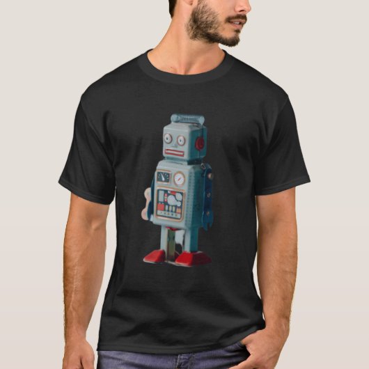 SciFi Robot Industrial Chic Classic Robot Design T-Shirt (Vorderseite)