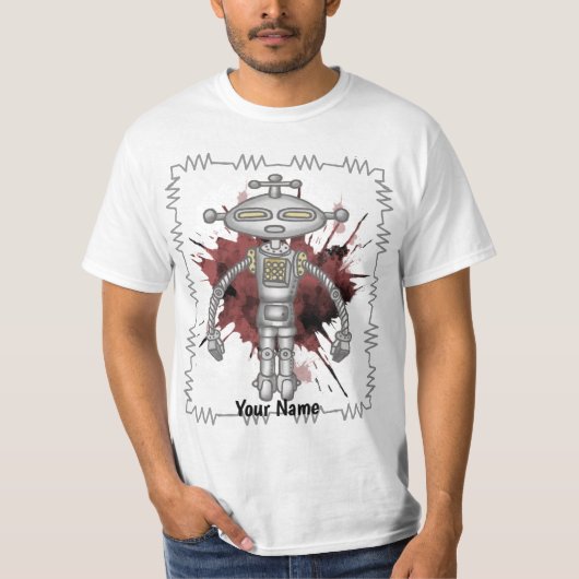 Scifi-Roboter sechs T-Shirt (Vorderseite)