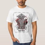 Scifi-Roboter T-Shirt (Vorderseite)