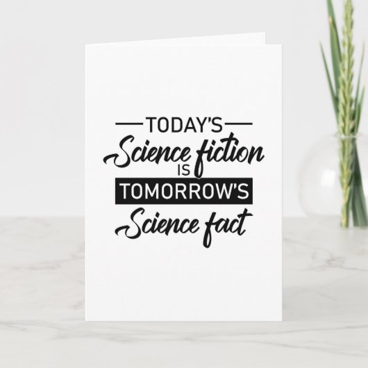 SciFi Science Fiction Space Ufo Alien Geschenk Ide Karte (Vorderseite)