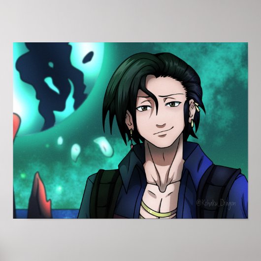 Scifi Space Pirate Poster (Vorne)