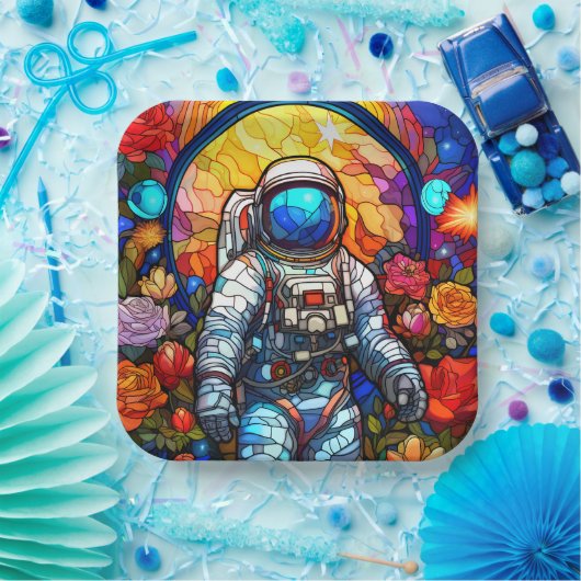 SciFi Weltraum Pappteller (Party)