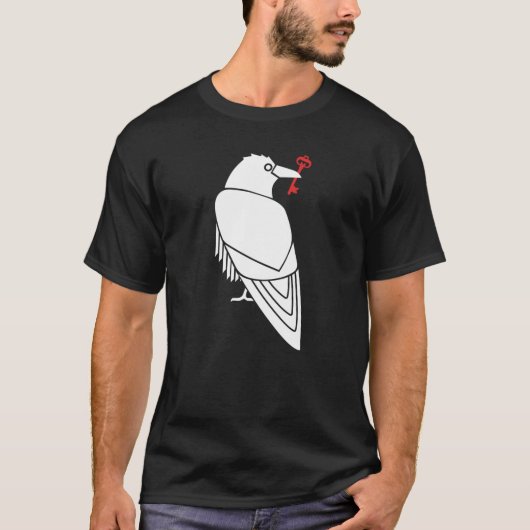 SCIHUB Rabenfamilie T-Shirt (Vorderseite)
