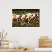 Scimitar Horned Oryx Poster Print (Küche)