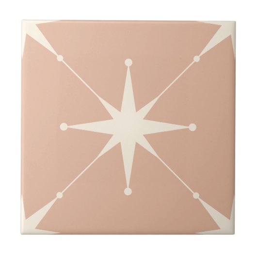 Scintilla beige Star Fliese (Vorderseite)