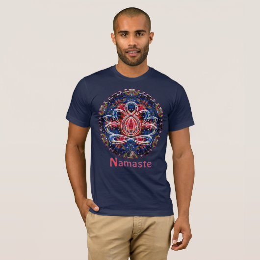 Scintillation Zen Lotus Namaste T-Shirt (Vorne ganz)