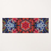 Scintillation Zen Lotus Star Kaleid Yogamatte (Vorderseite (Horizontal))