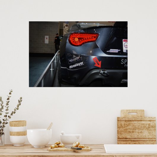 Scion FRS Drift Car Poster (Küche)