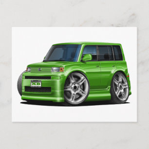 Scion XB Green Car Postkarte