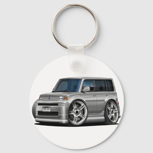 Scion XB Silver Auto Schlüsselanhänger (Vorderseite)