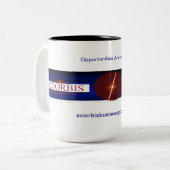 Sciorbis Business Group LLC Logo-Cup Zweifarbige Tasse (Vorderseite Links)