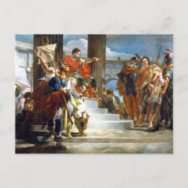 Scipio Africanus Freeing Massiva, Öl auf Leinwand, Postkarte