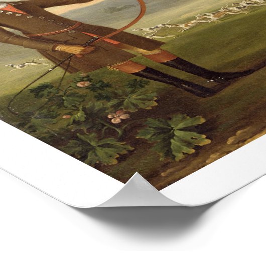 Scipio, Gepunkteter Jäger von Oberst Roche, c.1750 Poster (Ecke)