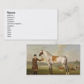 Scipio, Oberst Roches Spotted Hunter, c.1750 (oi Visitenkarte (Vorne/Hinten)