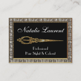 Scissor eleganten IV Hairstylist Royale Visitenkarte