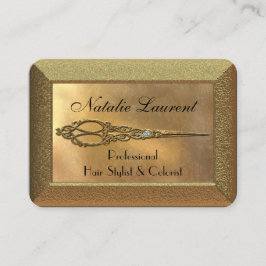 Scissor Hairstylist Royale Visitenkarte