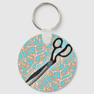 Scissor Kunst Schlüsselanhänger