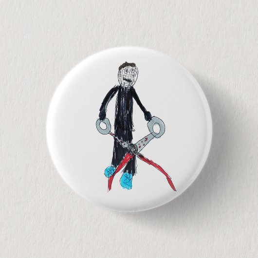 Scissor Man von Claire Button (Vorderseite)