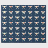 Scissor Tails FlyCatcher Art Deco Wrapping Paper Geschenkpapier (Flach)