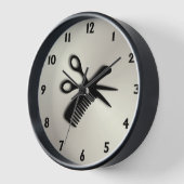 Scissor und kämmen Sie antikes Gold Uhr (Winkel)