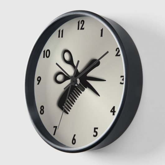 Scissor und kämmen Sie antikes Gold Uhr (Winkel)