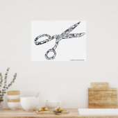 SCISSOREN VON NICHOLAS MINIFACES POSTER (Küche)