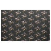 Scissors Hair Stylist Salon Metallics Glitzer Stoff (Fat Quarter (45,7 x 55,9 cm))