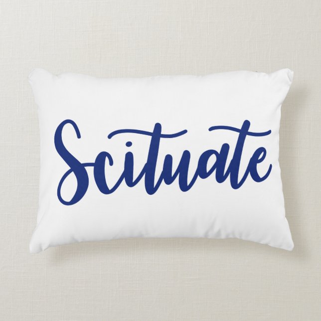 Scituate Dainty Scripts Pillow Dekokissen (Vorderseite)