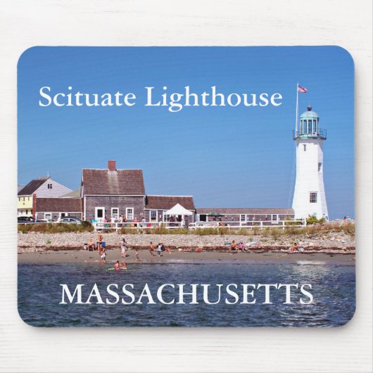 Scituate Leuchtturm, Massachusetts Mousepad (Vorne)