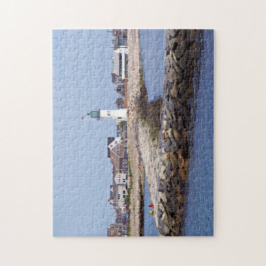Scituate Leuchtturm, Massachusetts Puzzle (Vertikal)