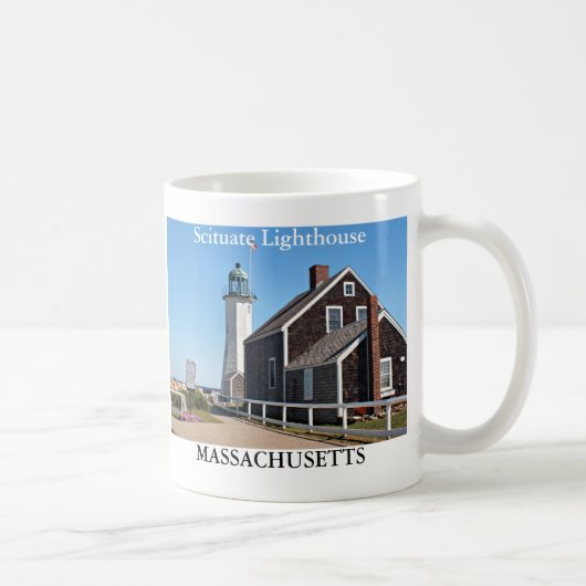 Scituate Leuchtturm, Massachusetts-Tasse Kaffeetasse (Rechts)