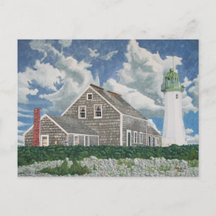Scituate Leuchtturmwärterhaus Postkarte
