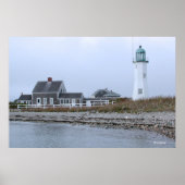 Scituate Lighhouse Panorama Poster (Vorne)